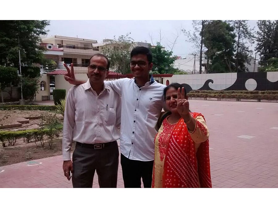 Mehtani relied on watching animated TV shows, music and badminton to keep stress at bay for his exams. photo credit: twitter.