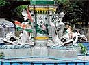 Once a fountain of joy...Elgin Fountain at the circle near Central Prisons in Mysore. (DH Photo by Prashanth H G)