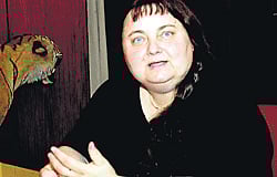 Primatologist Hilda Tresz at Mysore Zoo. dh photo
