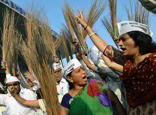 Aam Aadmi Party (AAP) leader Arvind Kejriwal has given the go-ahead to detailed plans for the party to contest civic polls in Mumbai and Bengaluru, and the Assembly elections in Punjab.  File PTI image for representation only