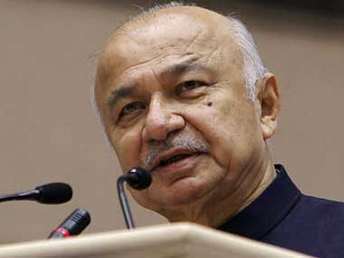 Former Union Home Minister Sushil Kumar Shinde. PTI File Photo