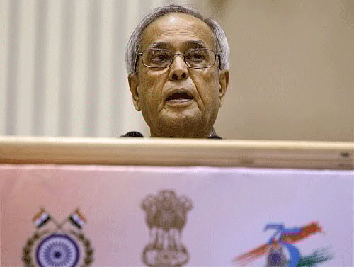 President Pranab Mukherjee. PTI photo