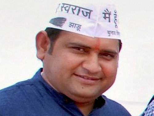 In her complaint, the woman alleged that Kumar had offered her a spiked drink in his office in outer Delhi's Sultanpuri where she had gone to seek his help in procuring a ration card. The woman has alleged that after she fell unconscious, he raped her. PTI File Photo