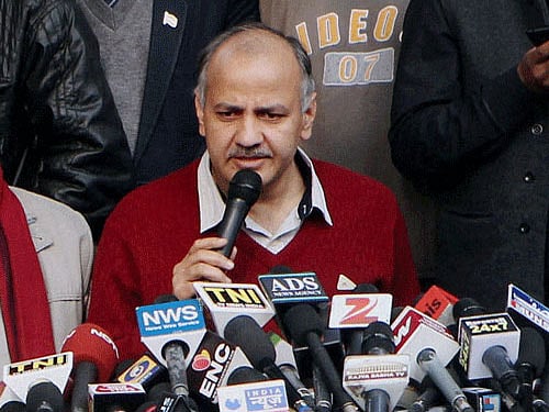 Manish Sisodia. PTI file photo