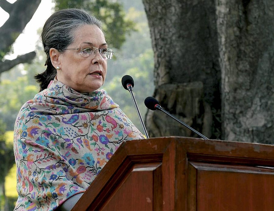 Sonia Gandhi. PTI