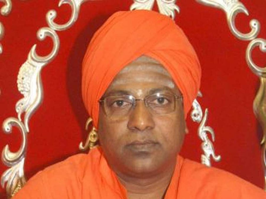 Shri Siddarama Swamiji of Rudrakshimath. DH file photo