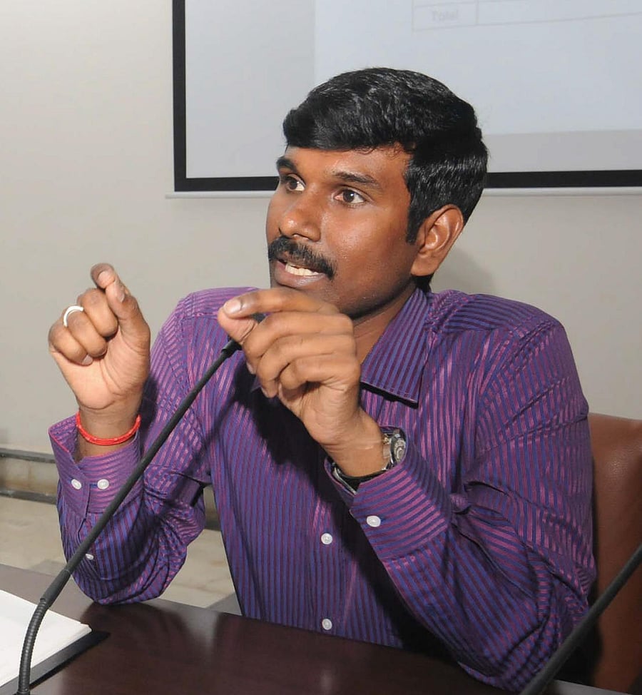 Newly appointed Deputy Commissioner of Mysuru K B Shivakumar - PHOTO / DH PV PHOTOS