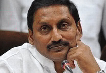 Andhra Pradesh CM Kiran Kumar Reddy. PTI photo