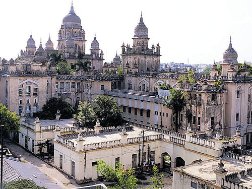 Regal monolith: A general view of Osmania General Hospital (OGH) in Hyderabad.