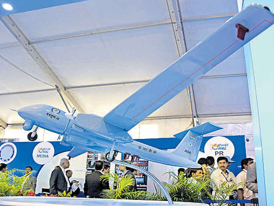 Rustom-2 Medium Altitude Long Endurance UAV. DH photo
