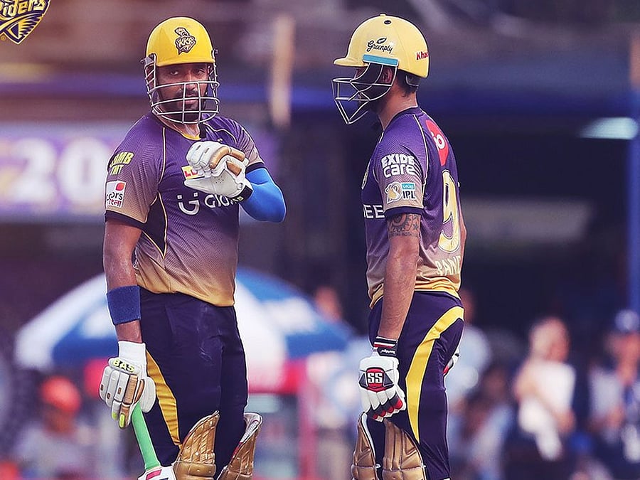 Chasing a challenging 173-run target, Sunrisers Hyderabad could reach 155 for six in their allotted 20 overs with Kolkata bowlers putting on a commendable performance. PTI File photo