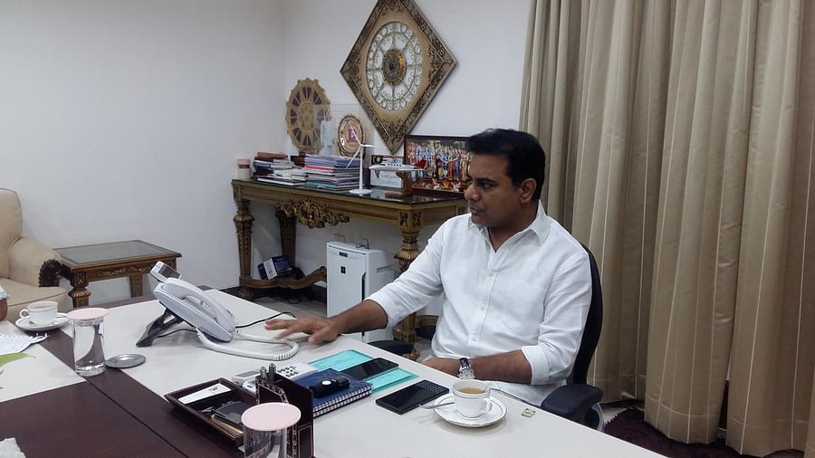 According a press release from KCR's office, Rama Rao's appointment was necessitated as Chandrasekhar Rao will have to concentrate on national politics and also focus on various developmental activities in the state. (PTI File Photo)