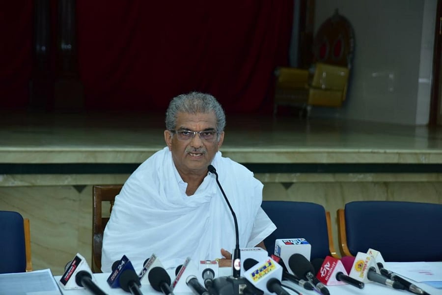 Dharmasthala Dharmadikari Veerendra Heggade. DH photo.