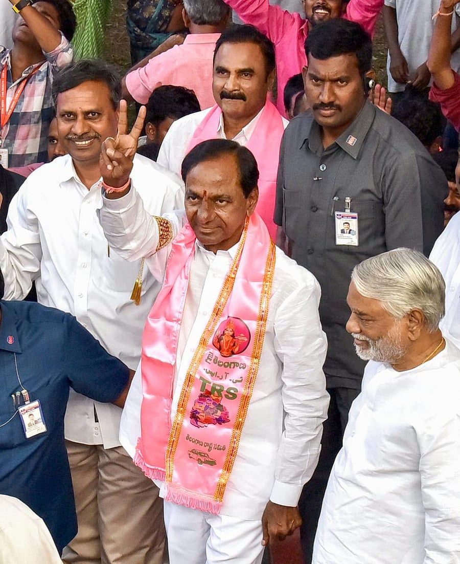 Telangana Rashtra Samithi (TRS) chief K Chandrasekhar Rao. (PTI File Photo)