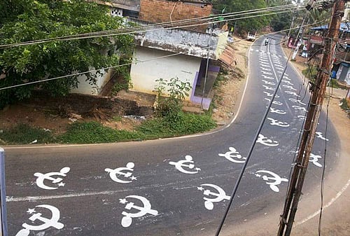 LDF campaign in full swing as election fever grips Kerala. Photo courtesy: Twitter @Advaidism