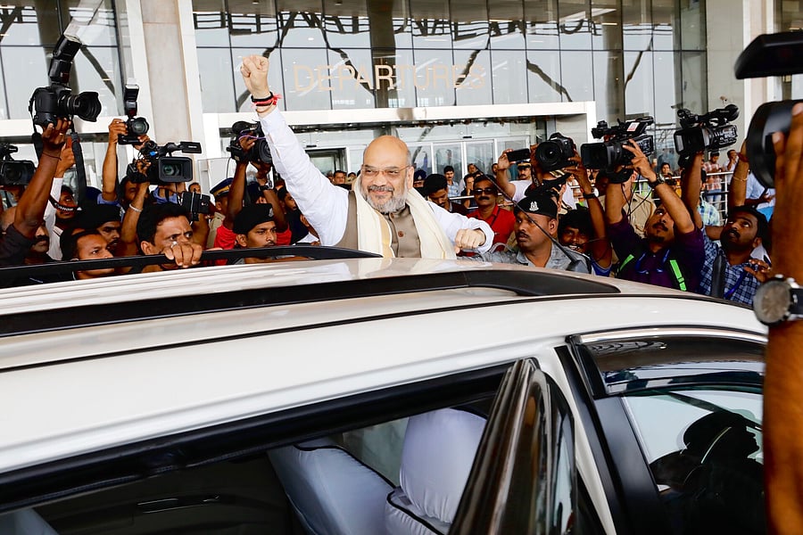 BJP chief Amit Shah. DH Photo.