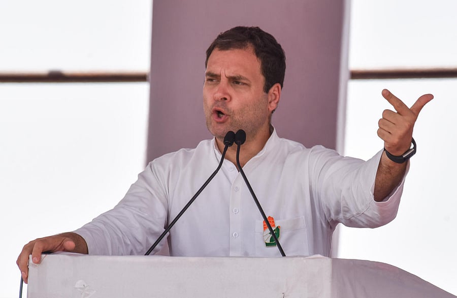 Congress President Rahul Gandhi, DH file photo