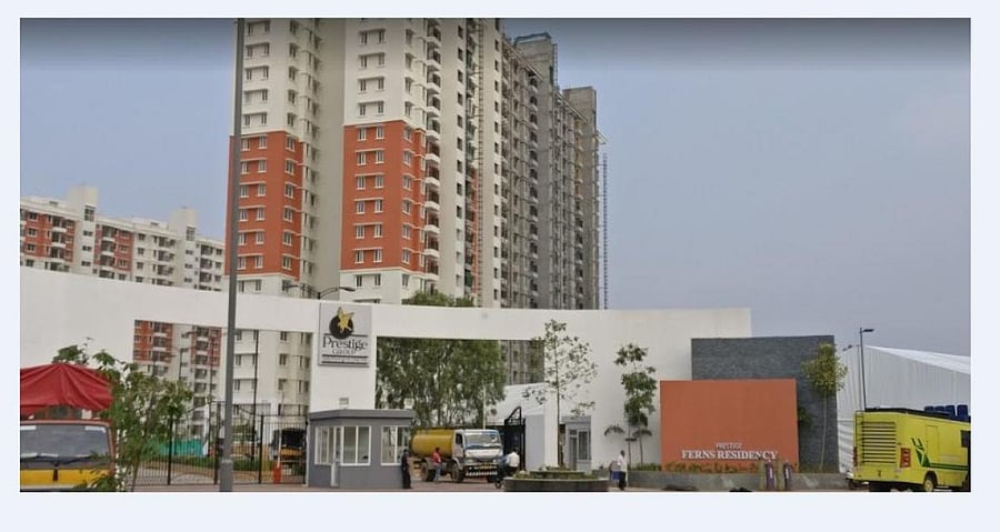 Prestige Ferns Residency on Haralur Road in Bellandur.
