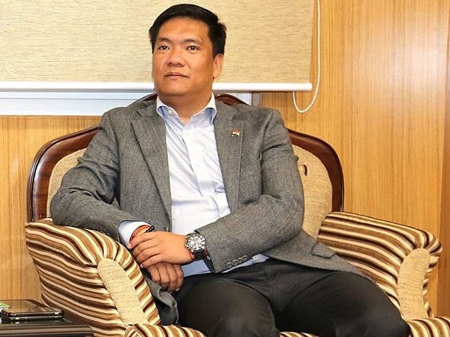 Chief Minister Pema Khandu. (Image courtesy Twitter)