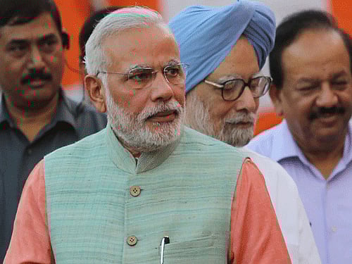Urging the Prime Minister to look after the minorities and the Dalits too, Sultan Ahmed (TMC) said Modi, like Manmohan Singh, faces the problem of two power centres. AP File Photo.
