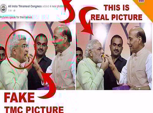 The matter came into light after the TMC in its website, following a press conference of Derek O Brien, posted two videos and six pictures in the evening. Picture courtesy Facebook