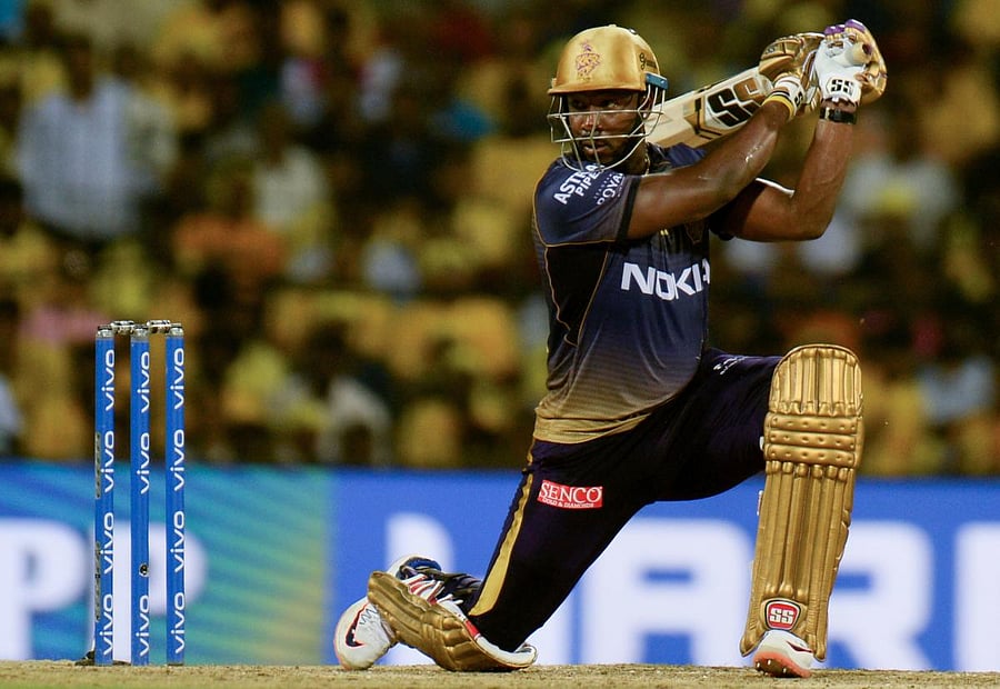 In rampaging form this season, Kolkata Knight Riders' Andre Russell will be eyeing another big knock against Delhi Russell. AFP