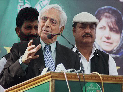 PDP leader Mufti Mohammad Sayeed. PTI file photo