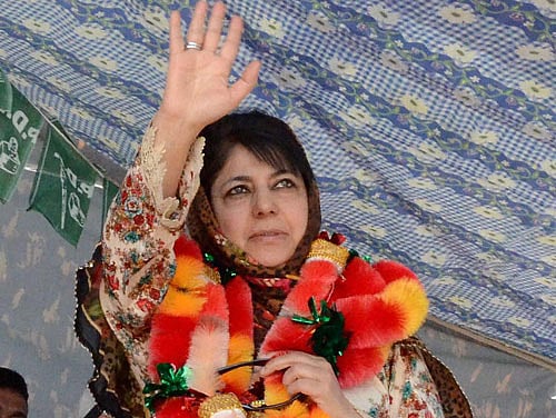 PDP chief Mehbooba Mufti. pti file photo