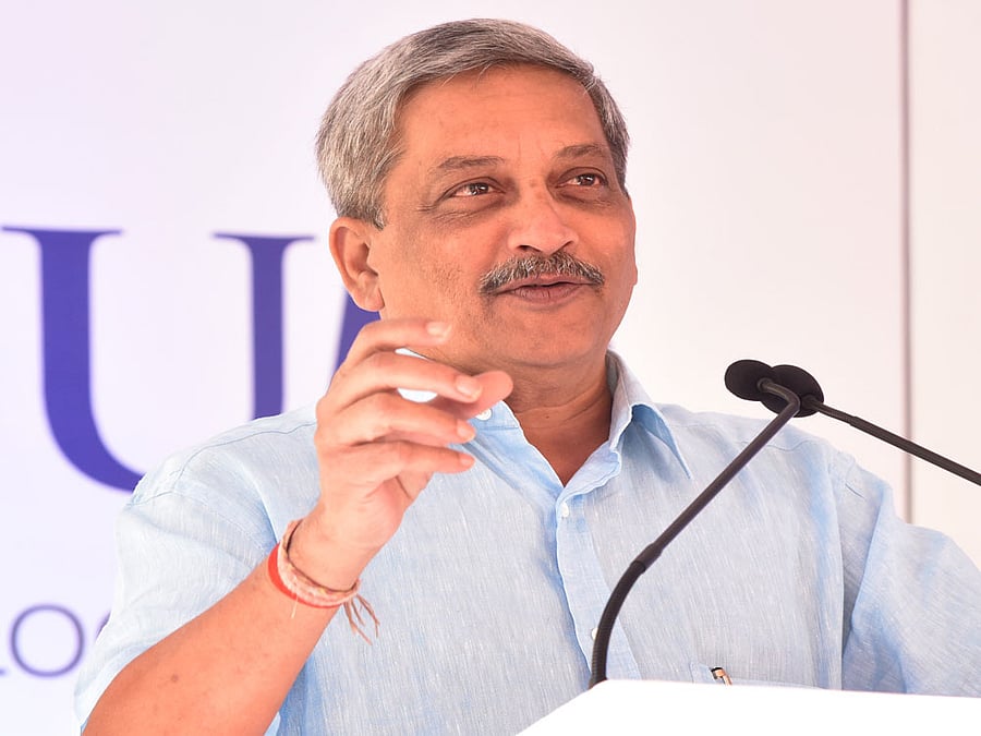 Defence Minister Manohar Parrikar. DH file photo