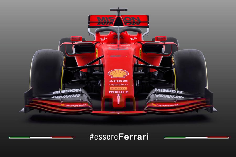 The 2019 Ferrari car with the 'Mission Winnow' branding that has caused controversy. Mission Winnow is tobacco giant Philip Morris' initiative and many feel cigarette companies are using such ways to advertise in F1. 