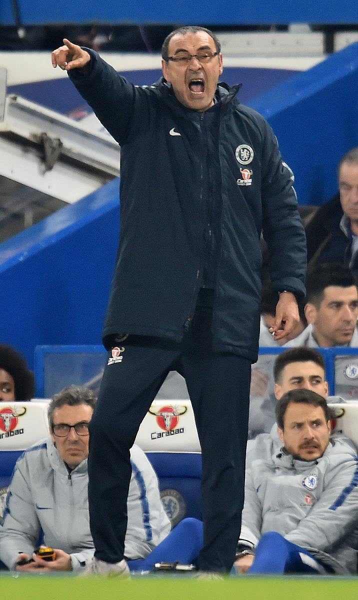 Maurizio Sarri. AFP