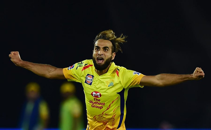 Imran Tahir's sprints and celebrations have become a known commodity at Chepauk now, as the 40-year-old has spun webs around many batsmen this season. PTI file photo