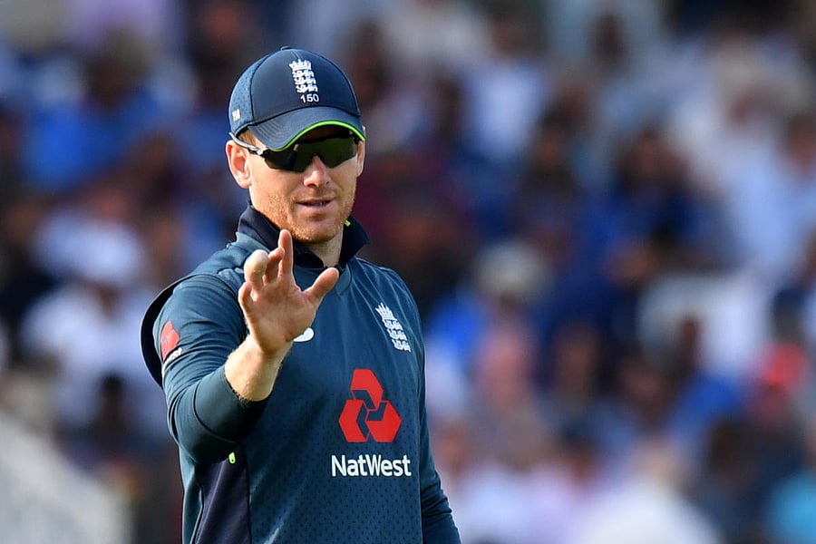 STRUGGLING: England captain Eoin Morgan said his batsmen have to work hard to counter Kuldeep Yadav. AFP