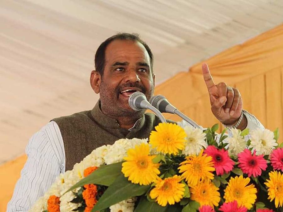 Sitting South Delhi MP Ramesh Bidhuri. (Image courtesy Twitter)