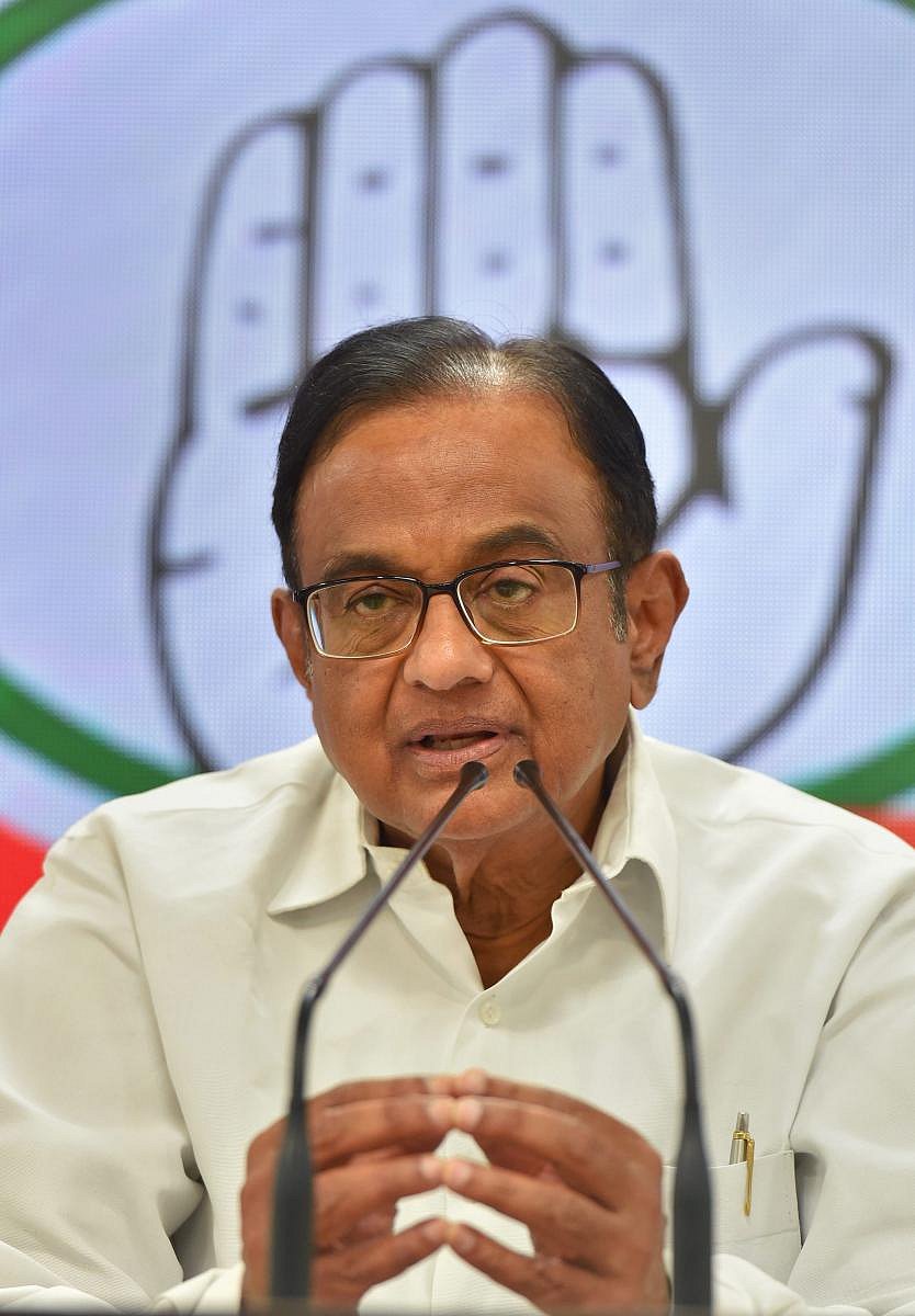 Congress leader P Chidambaram. (PTI File Photo)