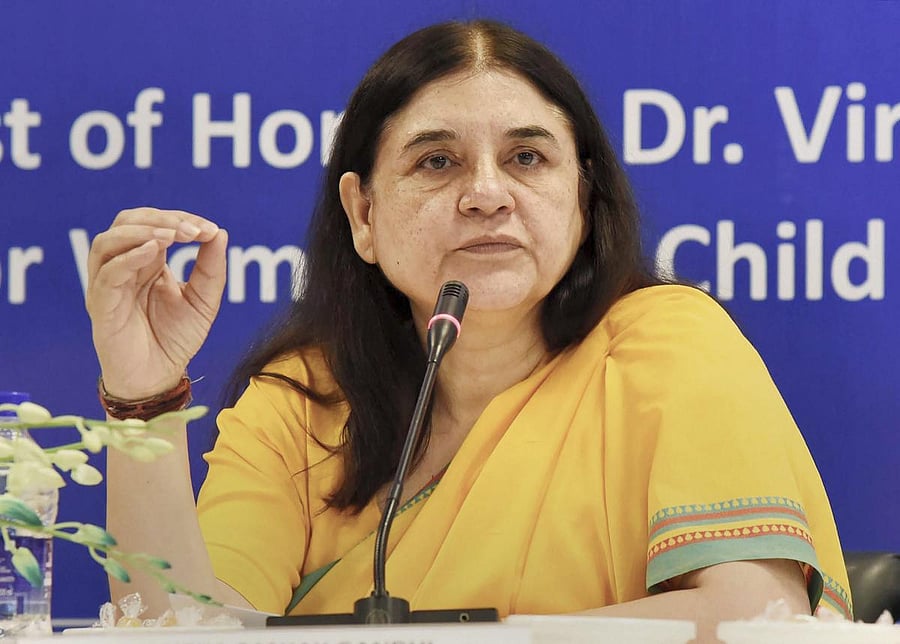 Union Minister for Women and Child Development Maneka Sanjay Gandhi