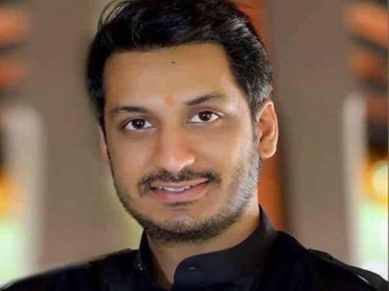 NCP supremo Sharad Pawar's grandnephew Parth Pawar. (Image courtesy Twitter)