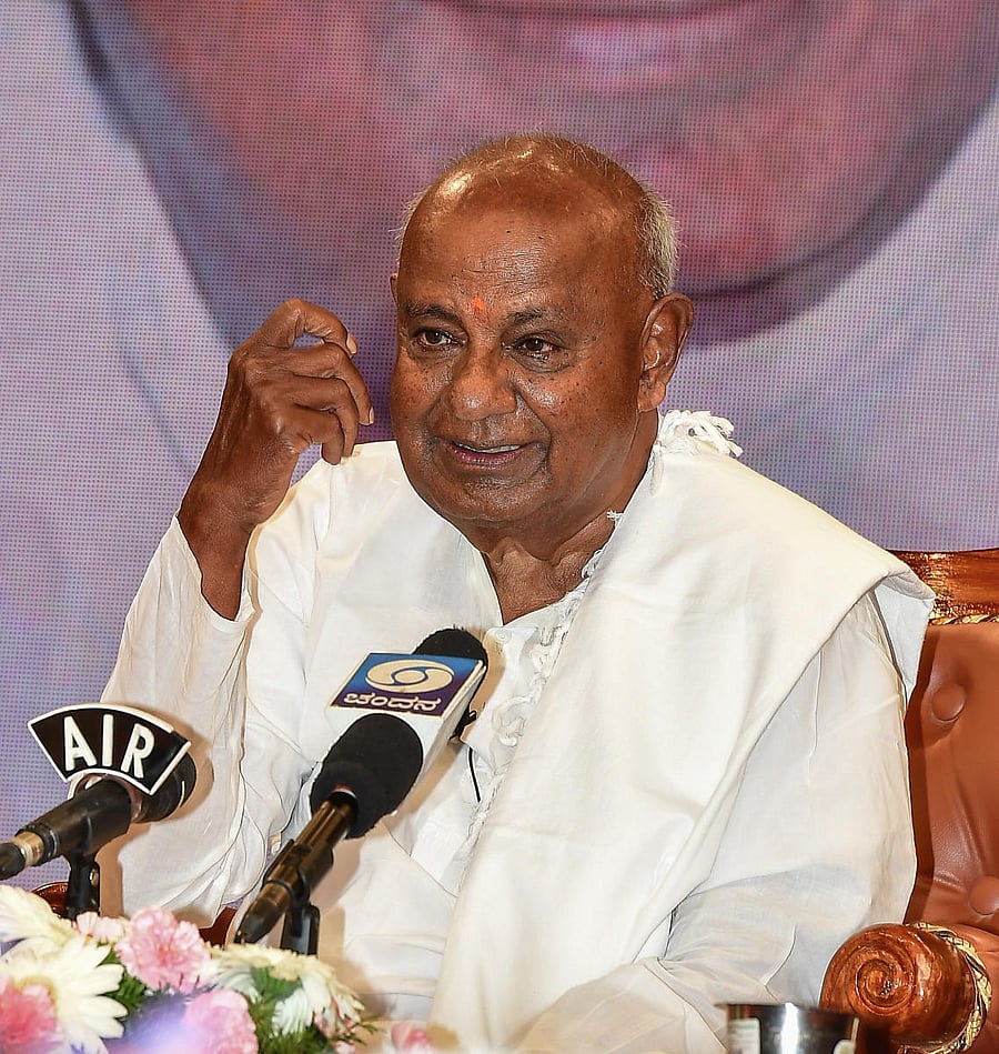 H D Deve Gowda. DH File Photo 