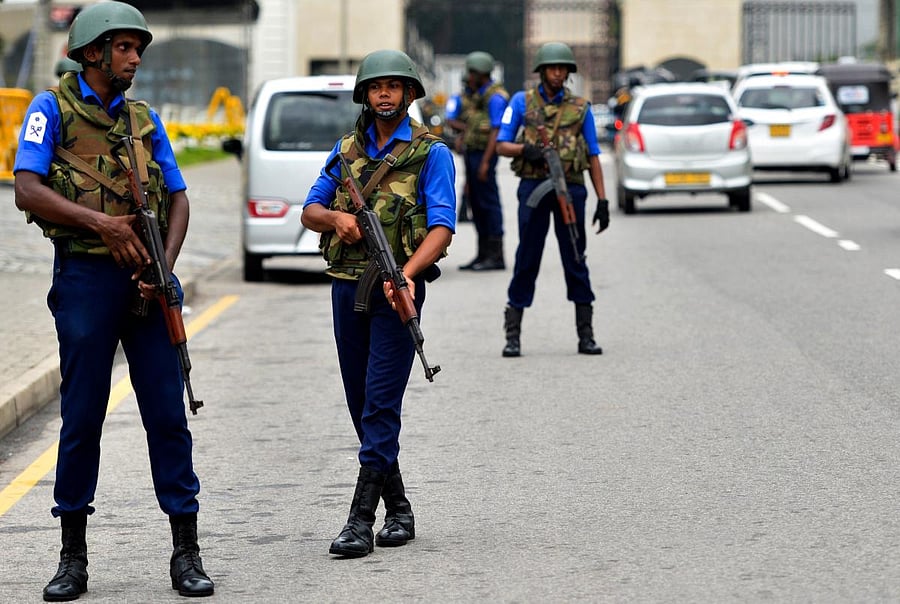 All parties and trade unions said holding a normal May Day rally became a challenge following the suicide bombings on leading Colombo hotels and churches. AFP File photo