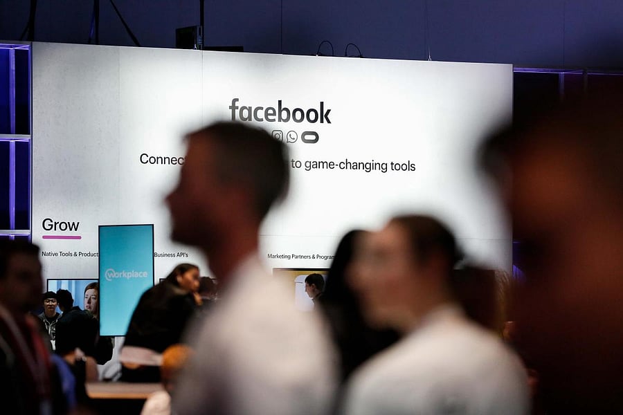 People attend the Facebook F8 Conference at McEnery Convention Center in San Jose, California. AFP photo