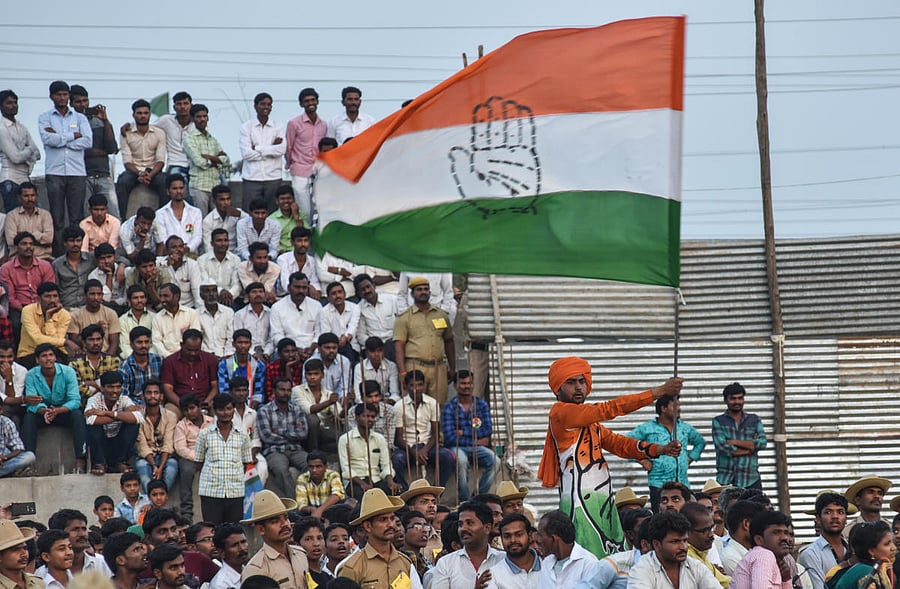 The Congress welcomed the declaration of the Lok Sabha election schedule and said the victory will be of the truth. (DH File Photo)