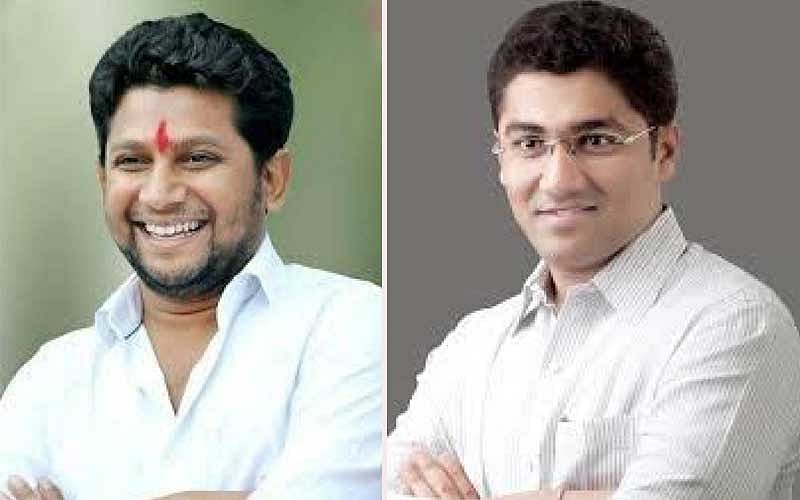 Dr Sujay Vikhe-Patil and Sangram Jagtap