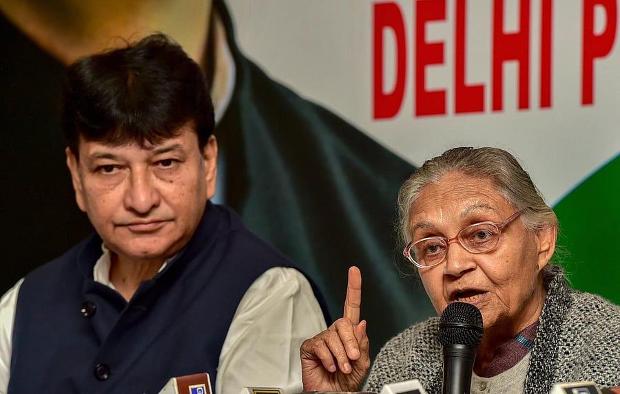 Delhi Congress chief Sheila Dikshit. (PTI File Photo)