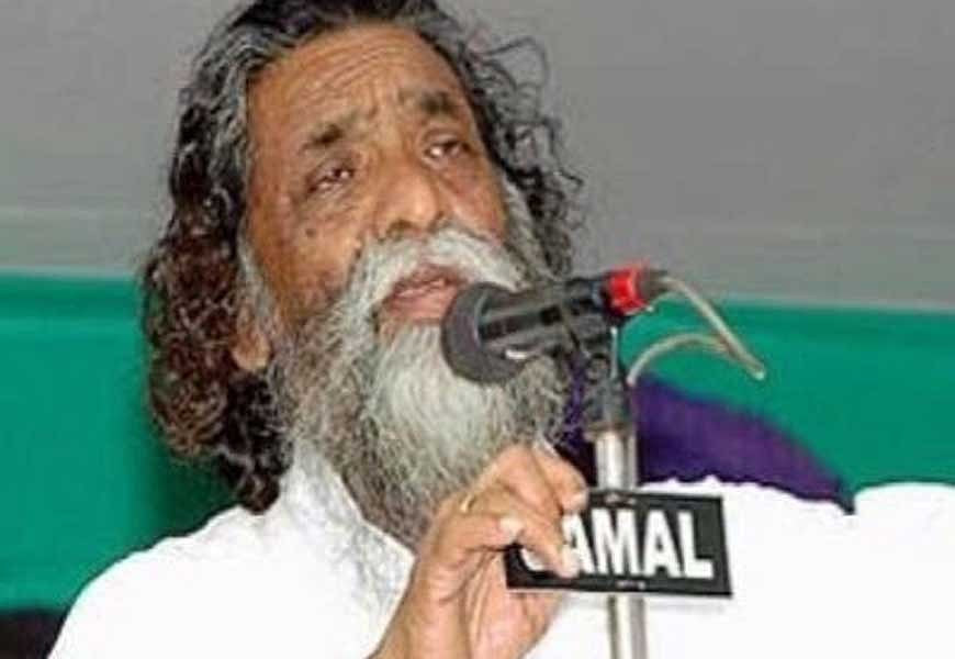 Jharkhand Mukti Morcha (JMM) supremo Shibu Soren.(Image courtesy Twitter)