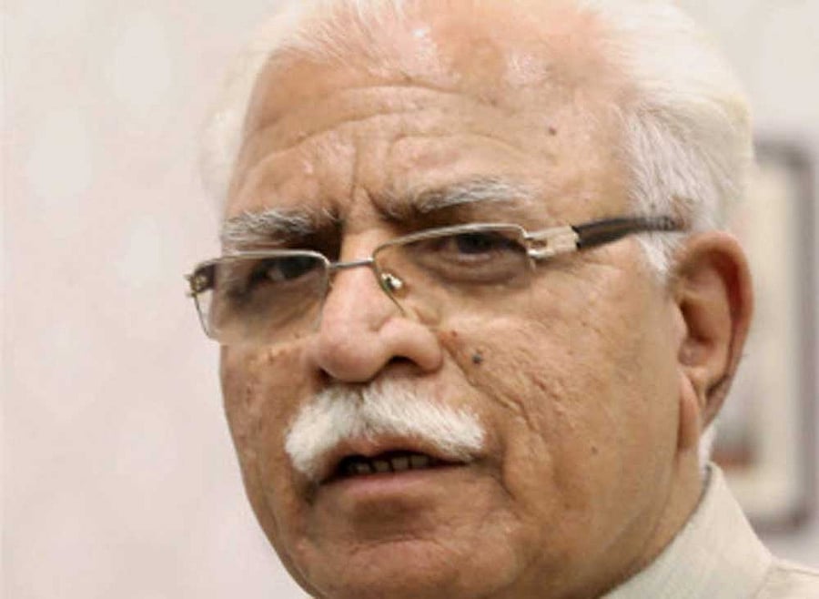 Manohar Lal Khattar. PTI file photo