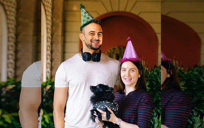 Arunoday Singh and Lee Elton (Instagram)