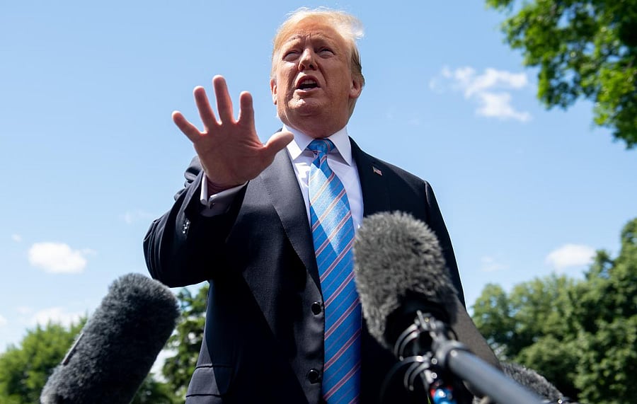 US President Donald Trump. (Photo by AFP)