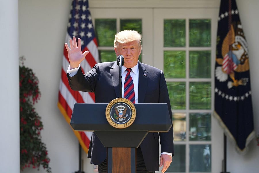 Trump said the current "broken" system of legal immigration has failed to retain and attract brilliant talent from across the globe. AFP Photo