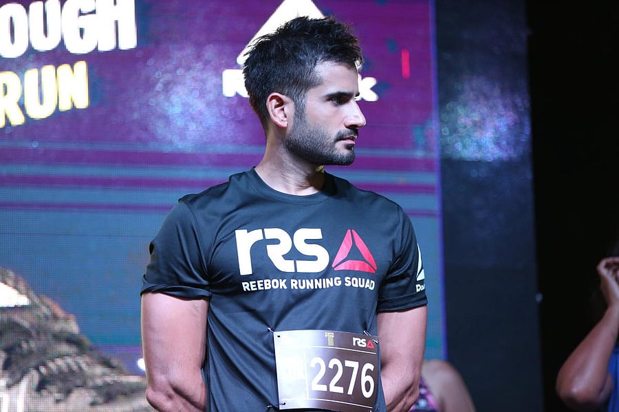Karan Tacker at the midnight marathon hosted by Reebok.