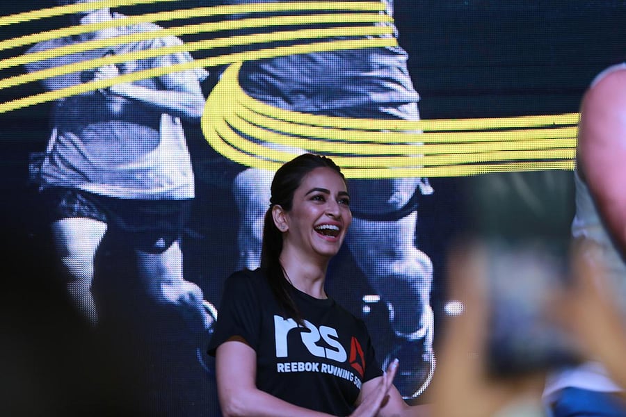 Kriti Kharbanda at the midnight run hosted by Reebok.